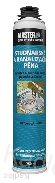 Studnařská a kanalizační pěna GUN 750ml 1ks