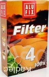 Kávové filtry 4 100ks na kávu, papír