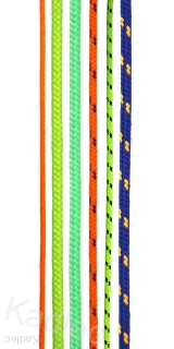 Lanex - Lano PES s jádrem 6mm barevná pletená - cena za 1m