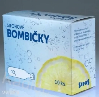 sifonové bombičky Sifos 10 ks VÝMĚNA