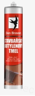 Stavbařský butylenový tmel 310ml šedý