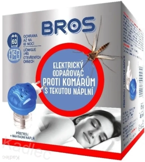 Bros Elektrický odpařovač proti komárům s tekutou náplní 40 ml (60 nocí)