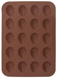 Forma silikon ořechy 20 hnědá