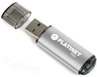 PLATINET flash disk USB 2.0 X-Depo 32GB stříbrný