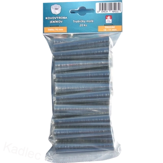 Trubičky malé 7cm , 20ks 11-15mm Kovovýroba Jeníkov
