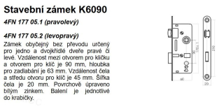 TESLA Stavební zámek K6090 P-L