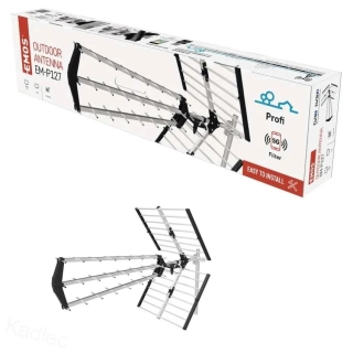 Anténa venkovní PROFI EM-P127, DVB-T2, filtr LTE/4G/5G