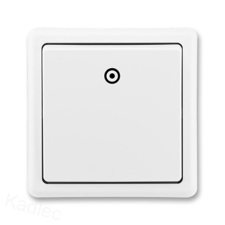 ABB CLASSIC TLAČÍTKO 3553-80289 B1,OVLAD.KOMPLET, JASNĚ BÍLÁ